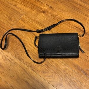 Tory Burch McGraw Leather Crossbody Wallet